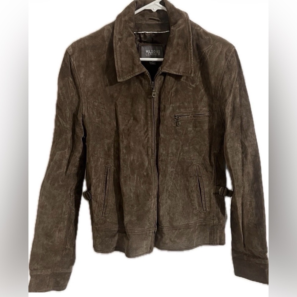 Vintage Wilson’s Leather Suede Jacket | Size: Large | Color: Brown